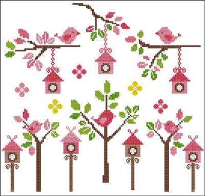 (image for) Petite Birds Pink